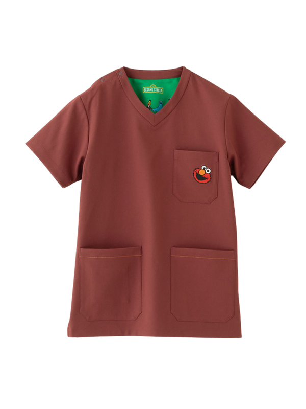 Scrub Canvas Club Sesame Street Unisex Scrub Top