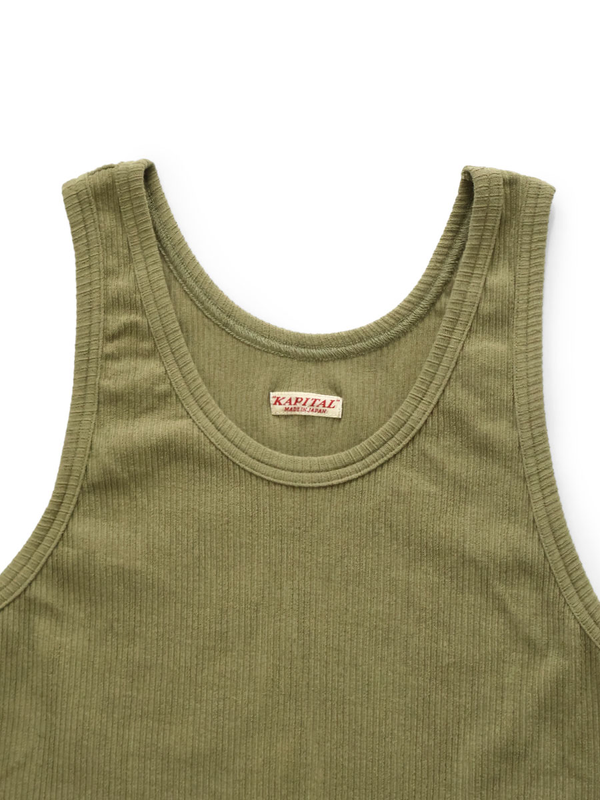 Kapital 60/2 Random Bear Rib Swim Tank Top Tee