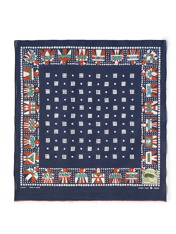 Kapital fastcolor selvedge bandana (THUNDER BIRD)