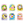 Load image into Gallery viewer, Kirby Manmaru Loop Diorama Figure Set Vol.1 (Complete Box of 6)
