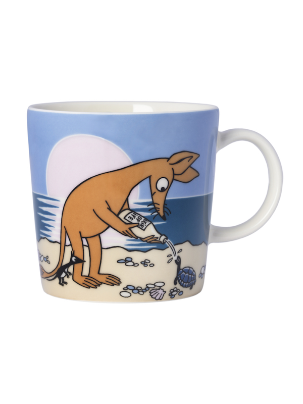 Moomin Classic Mug 0.3L Sniff Blue Ceramic Cup 280ml