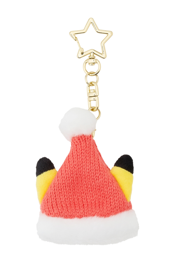 Pokemon Pikachu Santa Hat Keychain
