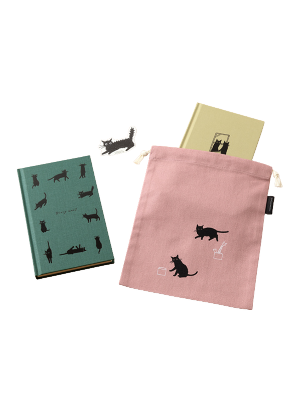 Midori 2027 Japanese Cat Diary B6 Slim Set