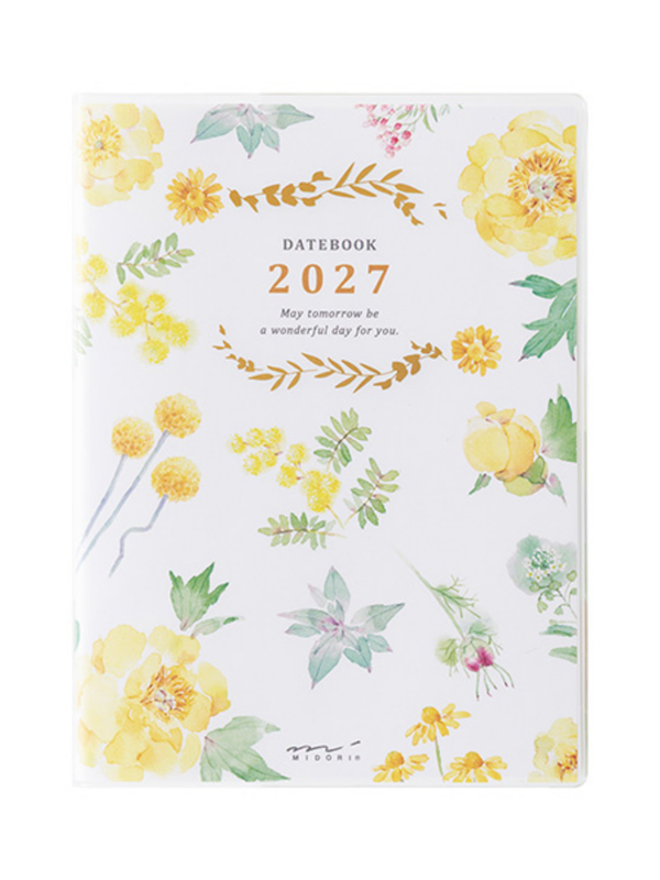 Midori 2027 A6 Country Time Floral Diary 22444006