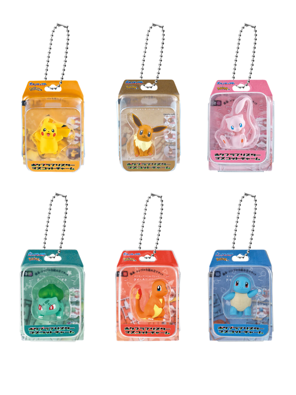 Pokemon Pokepla Blister Mascot Charm Set – 6-Piece
