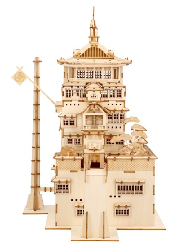Spirited Away Yubaba’s Bathhouse Wooden 3D Puzzle
