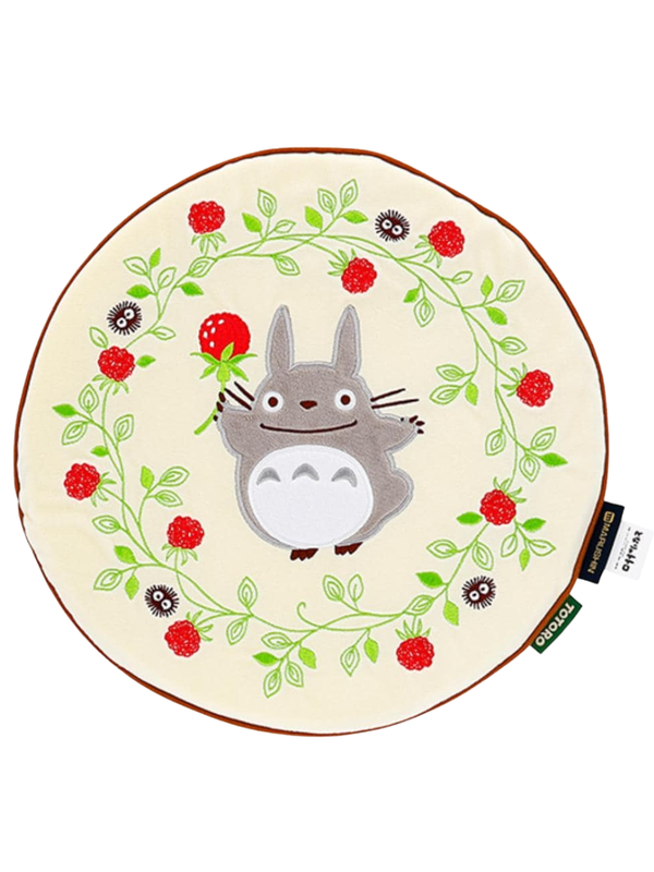 Totoro Strawberry Wreath Seat Cushion Round Chair Pad 35cm