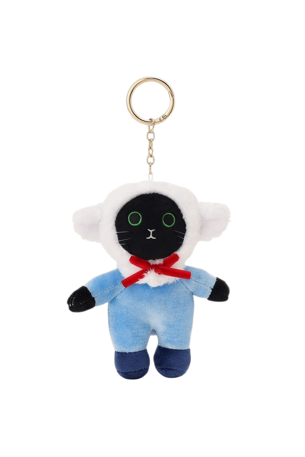 Afternoon Tea Yumi Kitagishi Black Cat Plush Keychain