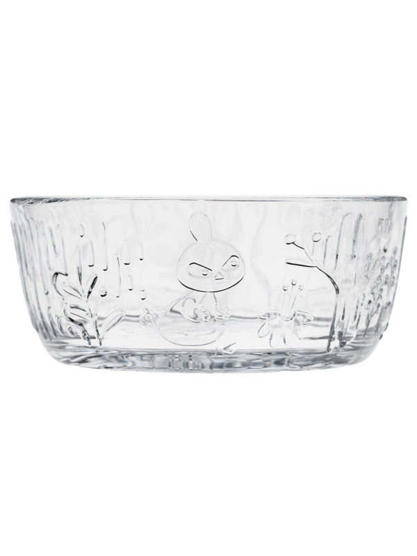 Moomin Glass Bowl 350ml Clear
