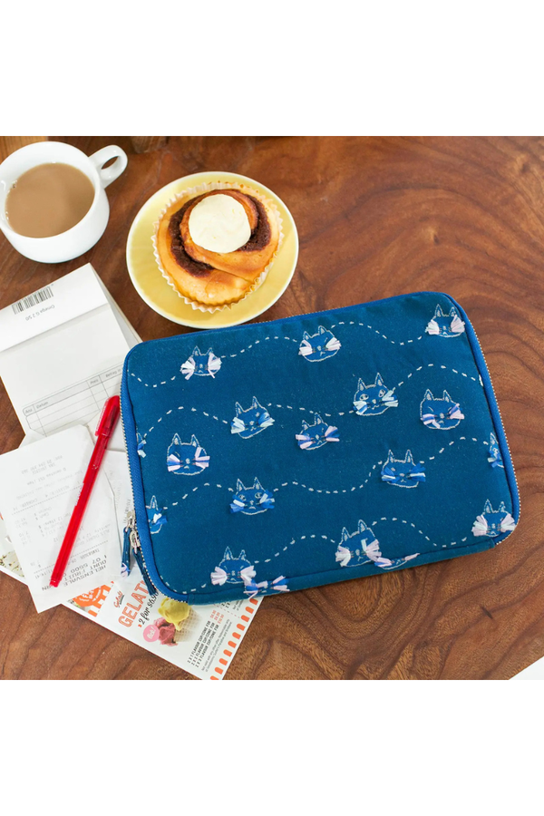 Hobonichi Higeneko Cat Large Drawer Pouch