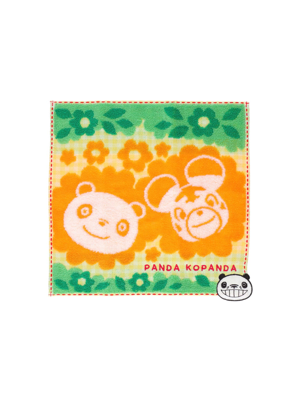 Panda Kopanda Applique Mini Towel Smiling Panda-chan and Tiger Cookie
