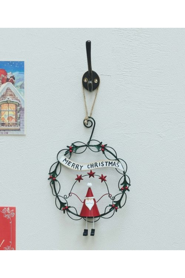 studio CLIP Christmas 2026 Tin Santa Circle Decoration
