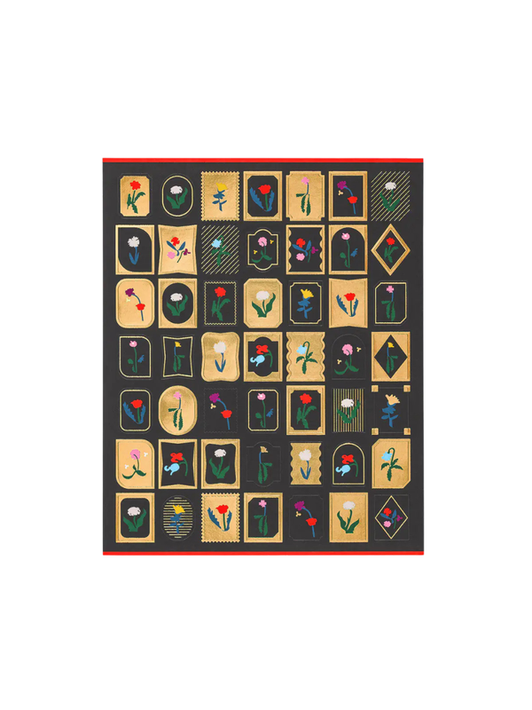 Hobonichi Yoshie Watanabe Petit Bloom Foil-Stamped Stickers