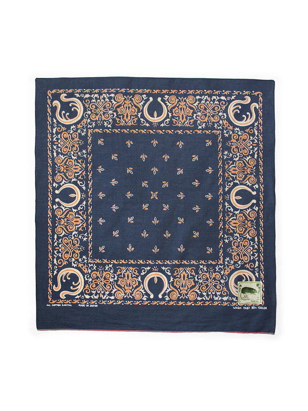 Kapital fastcolor Selvedge Bandana (ANTLER NAJA) 20x20