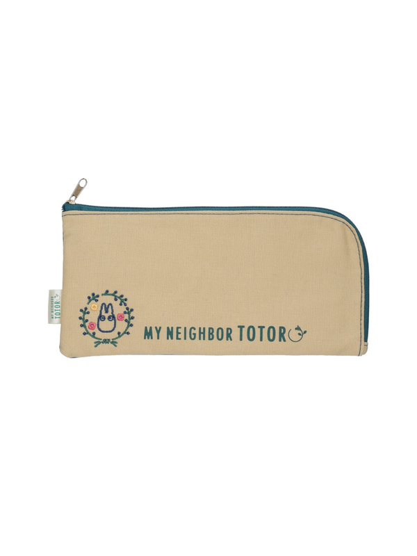 My Neighbor Totoro Pencil Case Colorful Leaf Design Zipper Pouch