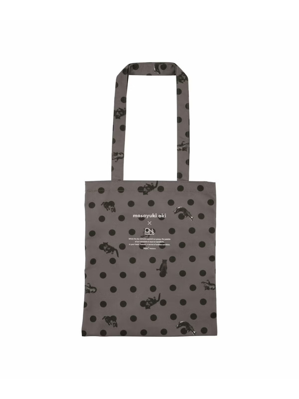 Masayuki Oki x Wpc. Waterproof Tote Bag Cat Polka Dot