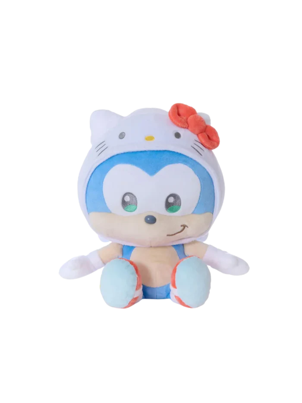 Sonic & Friends Sanrio Plush M Sonic x Hello Kitty