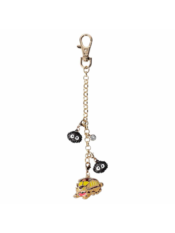 My Neighbor Totoro Catbus Metal Charm Keychain