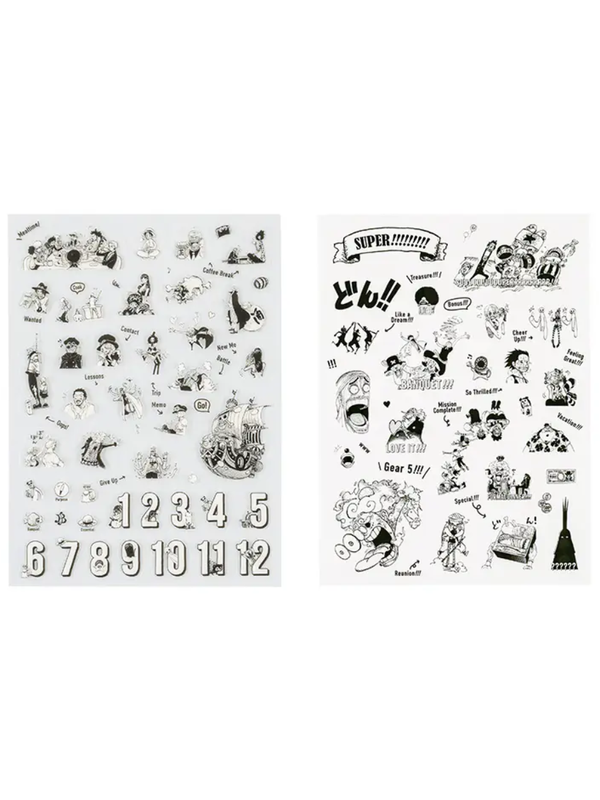 Hobonichi ONE PIECE DAILY & SUPER!!! Sticker Set