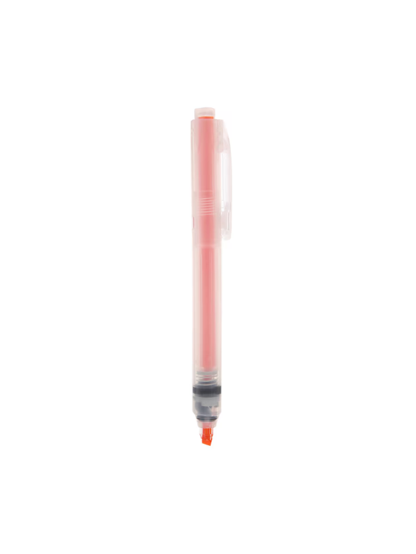 MUJI Polypropylene Retractable Highlighter Pen