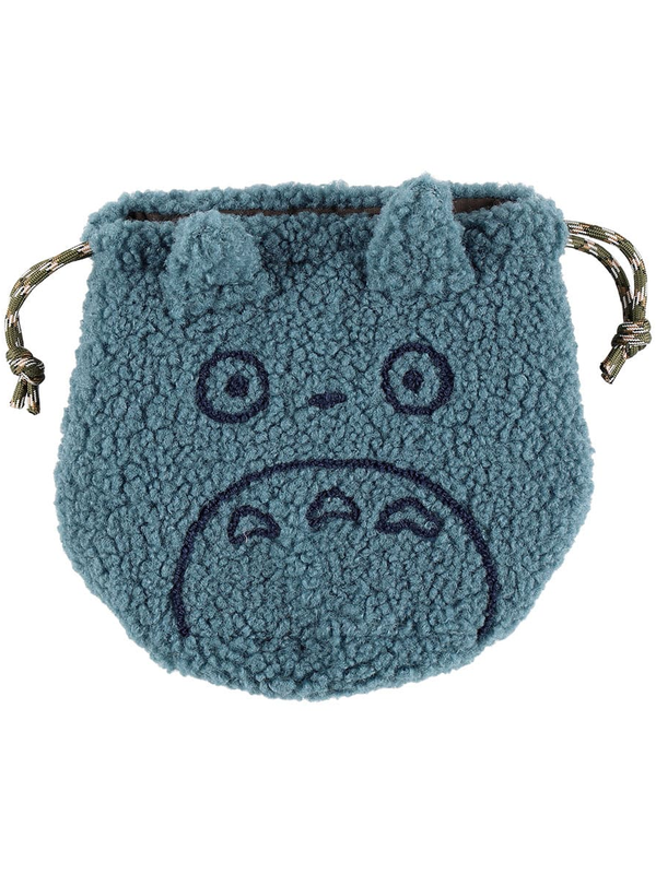My Neighbor Totoro Medium Totoro Fluffy Drawstring Pouch