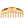 Load image into Gallery viewer, LOVE CHROME K24GP Wave TSUKI Gold Hair Comb
