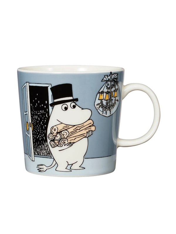 Moomin Classic Mug 0.3L 80th Anniversary Moominpappa Grey