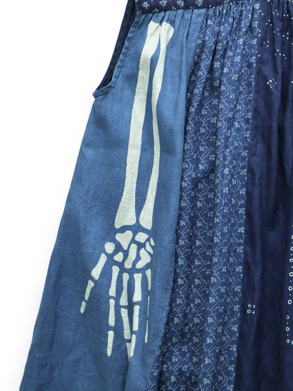 Kapital French Cross Linen Lamp Dress (BONEpt)