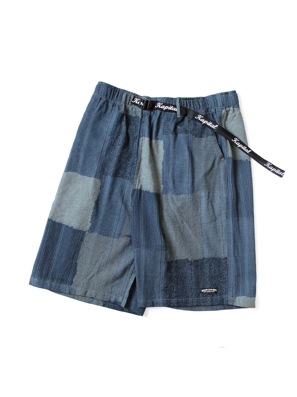 Kapital Cotton TUGIHAGI Pattern Easy Short Pants