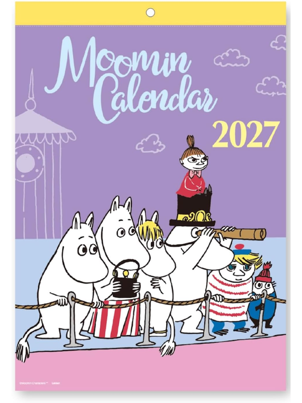 Gakken Moomin 2027 Wall Calendar Tove Jansson Original Artwork