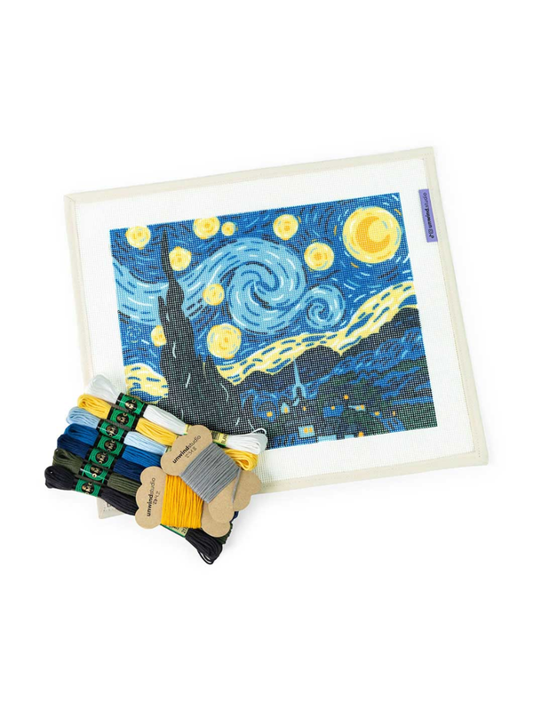 MoMA Starry Night Needlepoint Kit DIY Embroidery Set