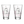 Load image into Gallery viewer, Moomin Classic Love Tumbler Glass Pair
