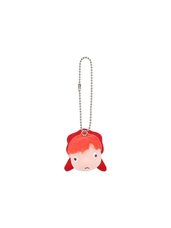 Ponyo on the Cliff by the Sea Flocking Keychain Ponyo