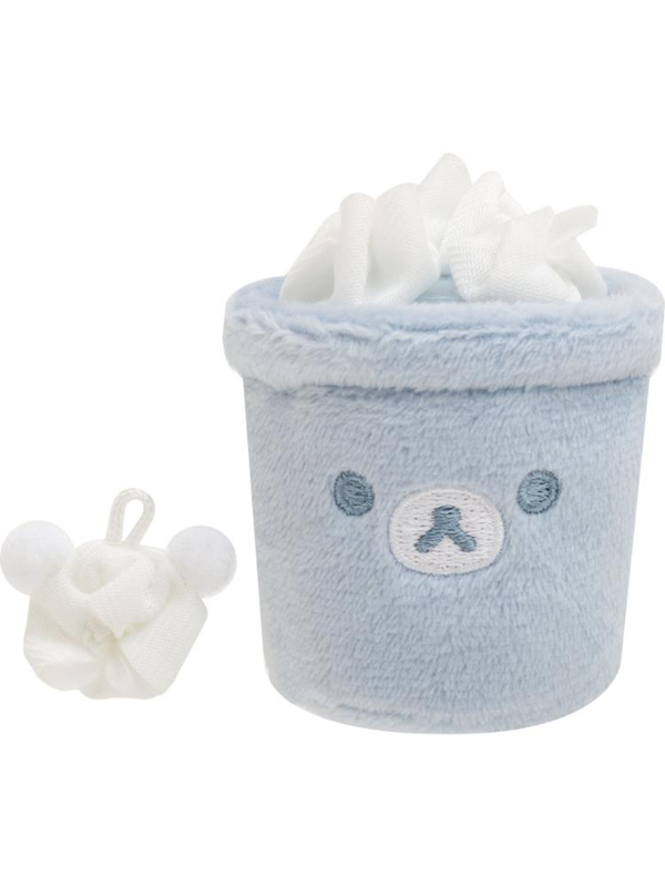 Rilakkuma Mini Hand Plush – Trash Can Design