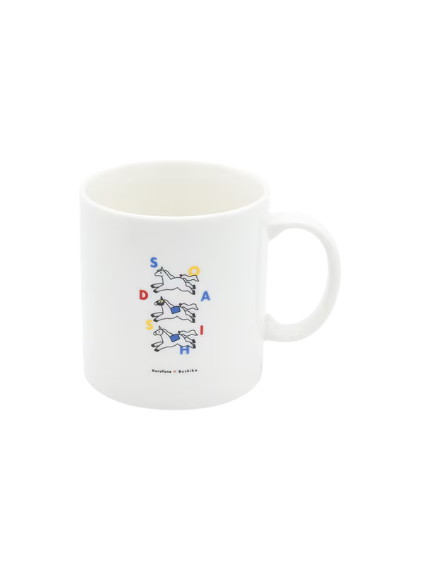 Sodashi Commemorative Ceramic Mug B – White | Retirement Edition