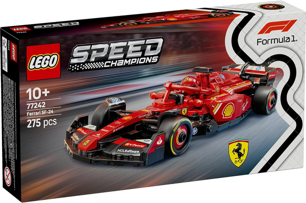 LEGO 77242 Speed Champion Ferrari SF-24 F1 Race Car Toy