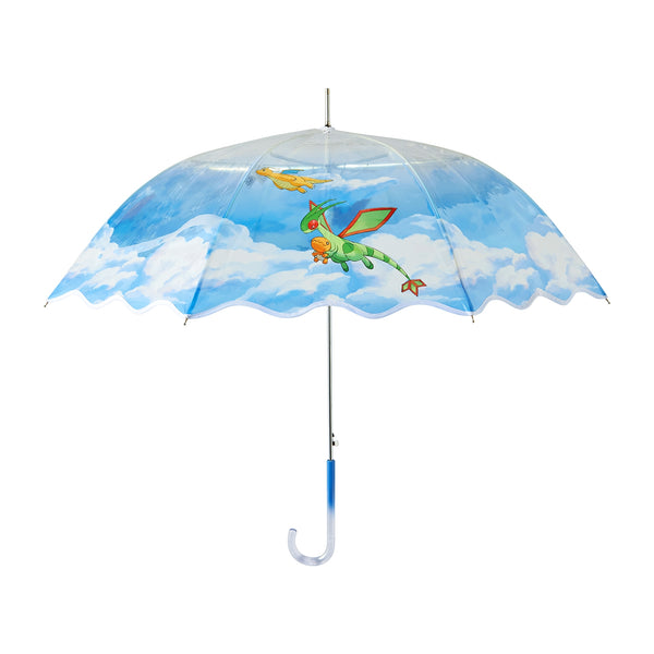 Wpc. Pokemon Soaring Dreams Clear Vinyl Umbrella