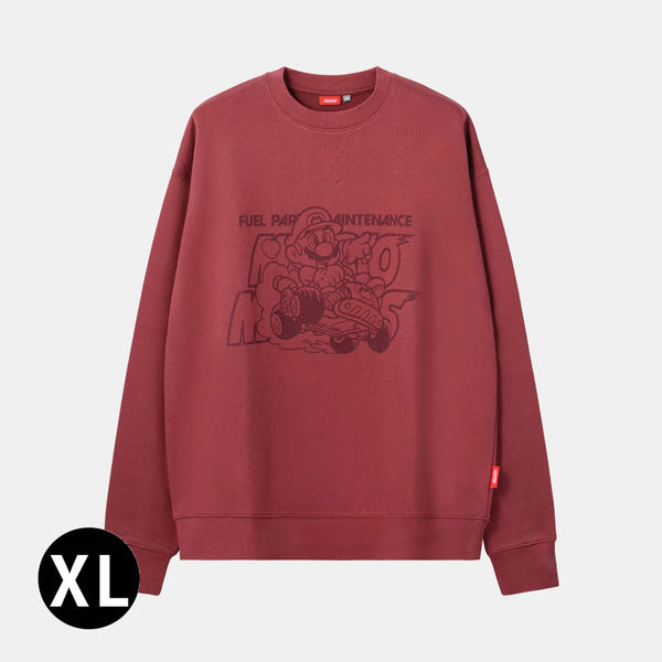 Mario Kart World Crewneck Sweatshirt Unisex Cotton Blend Long Sleeve Top