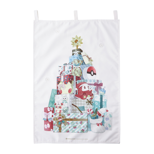 Pokemon Holiday Blessings Art Tapestry
