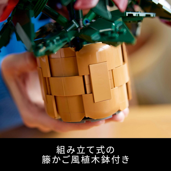 LEGO Botanical Poinsettia Decorative Plant Set