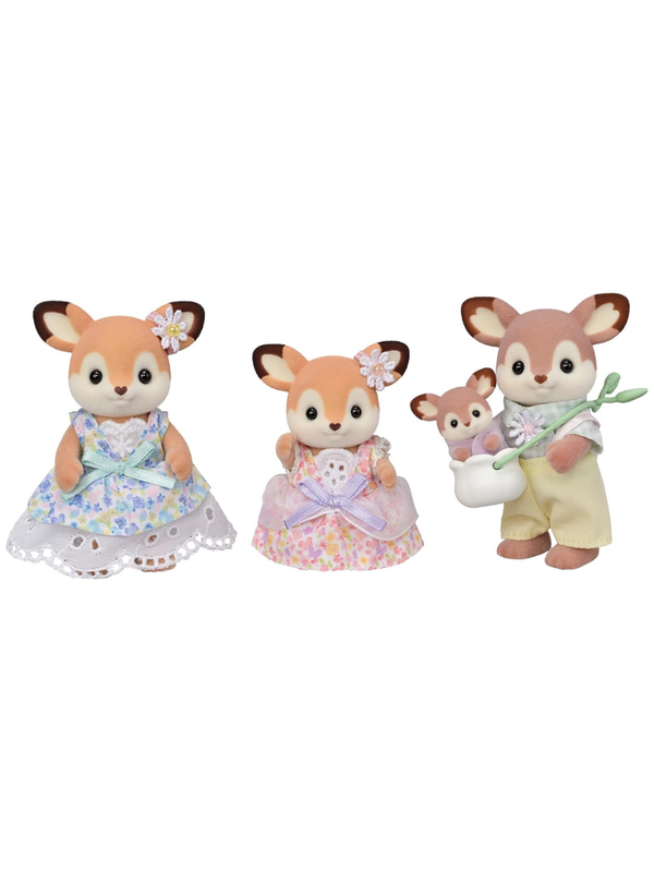 Sylvanian Families EPOCH FS-53 Deer Family Set Dolls Calico Critters