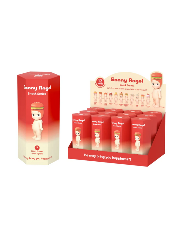 Sonny Angel Snack Series Assort Box – 12 Blind Box Mini Figures
