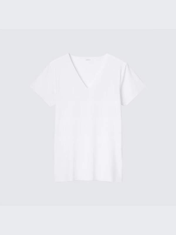 UNIQLO AIRism Men's Deodorant Mesh V‑Neck Undershirt T‑Shirt