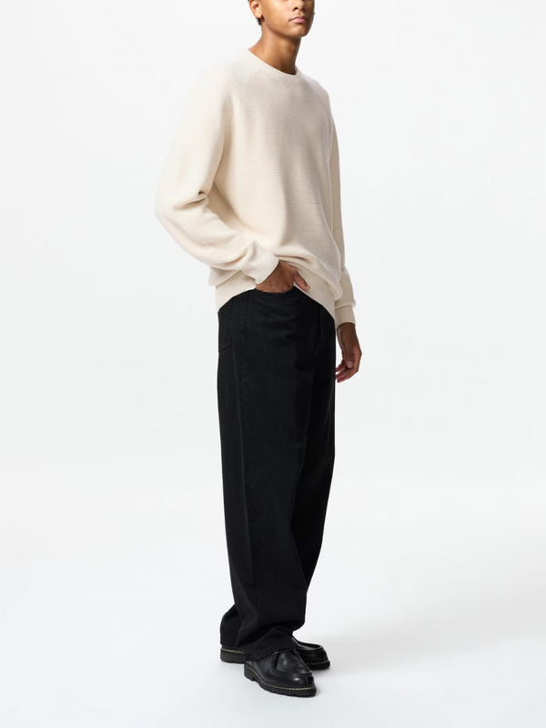 UNIQLO 3D Knit Sweater S-4XL Long-Sleeve Crew-Neck Pullover