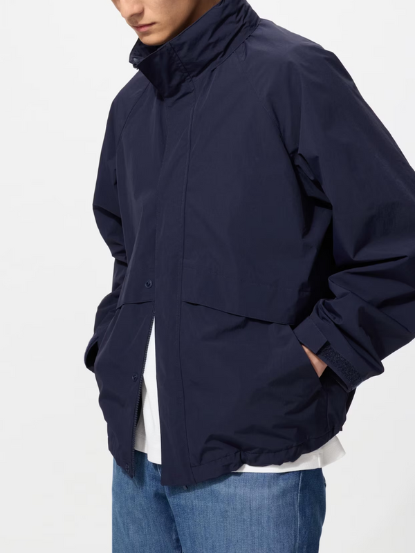 UNIQLO Windproof Stand Blouson Hooded Water-Repellent Men