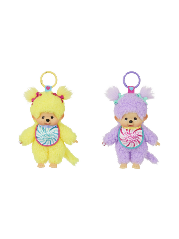 Monchhichi Sweet Lollipop Keychain Plush Doll