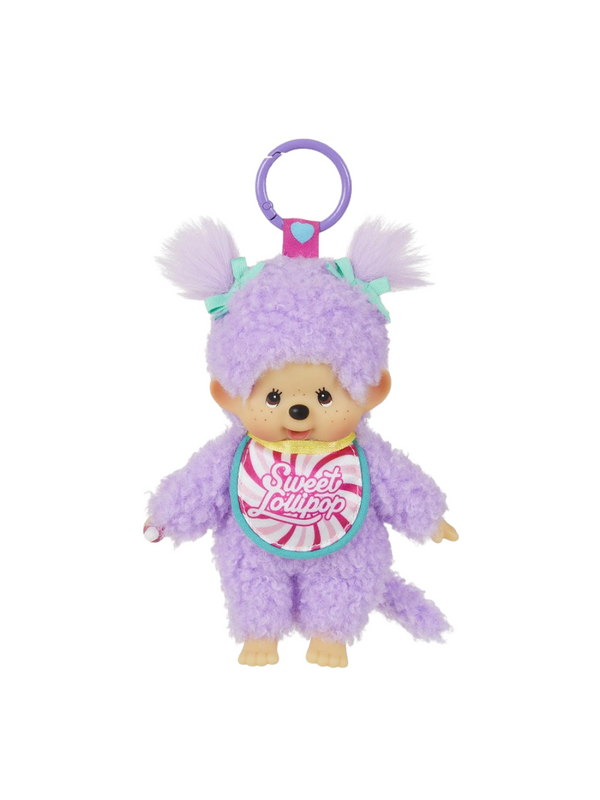 Monchhichi Sweet Lollipop Keychain Plush Doll