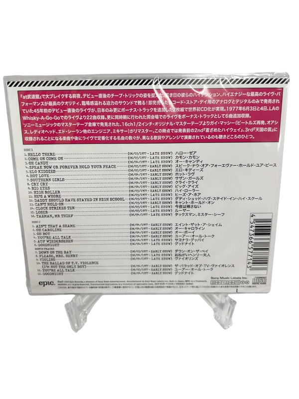 Cheap Trick – Live 1977 [Japan Commemorative Edition CD] Rock Album