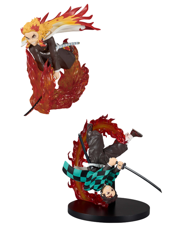 Demon Slayer VIBRATION STARS PLUS Tanjiro Kamado & Kyojuro Rengoku Figure Set