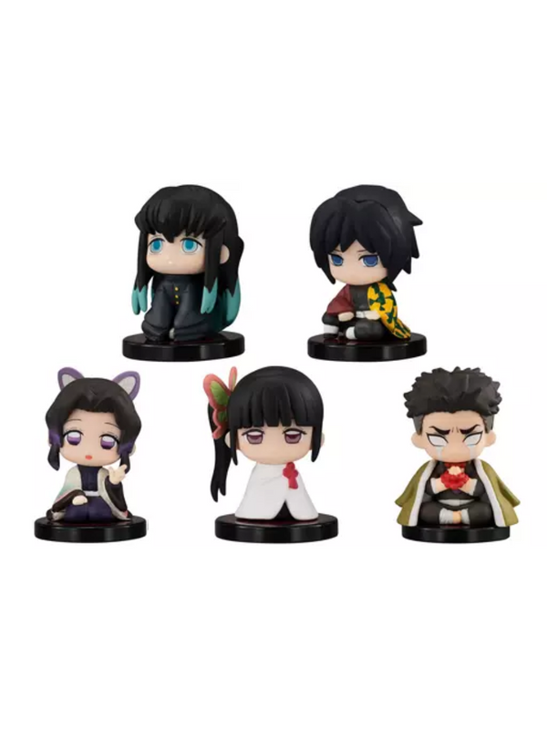 Demon Slayer Suwarase Squad 2 Complete Set of 5 Gacha Capsule Toys